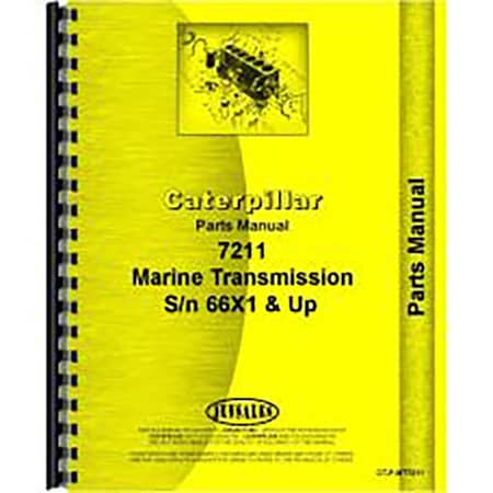 Aftermarket Fits Caterpillar 7211 Transmission Parts Manual (New) RAP69748